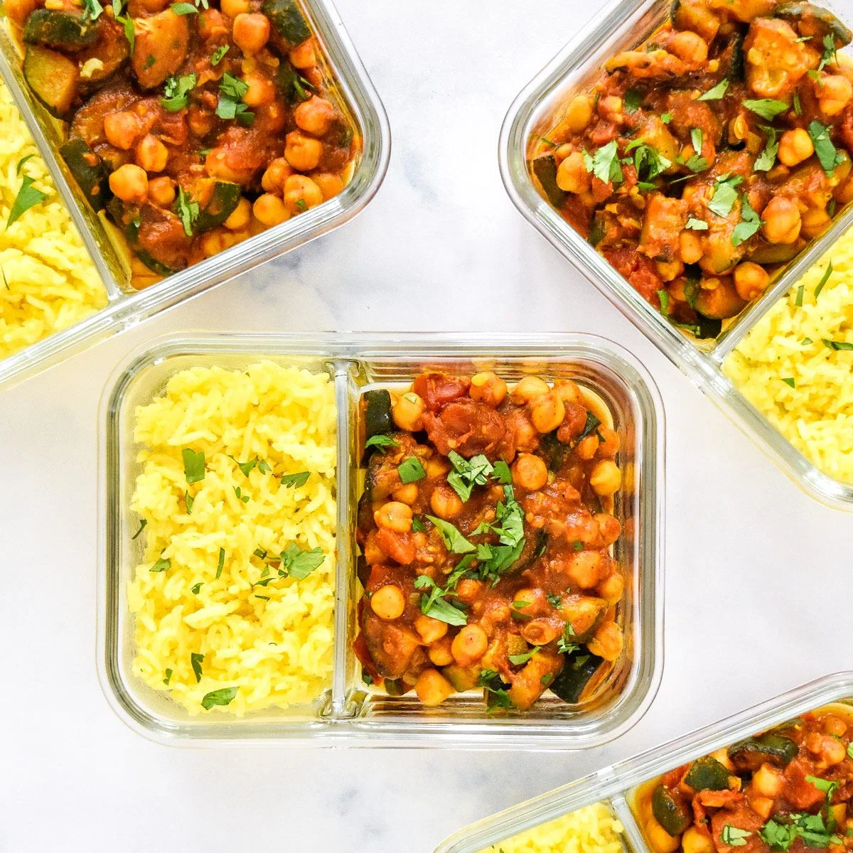 Zucchini Chickpea Curry