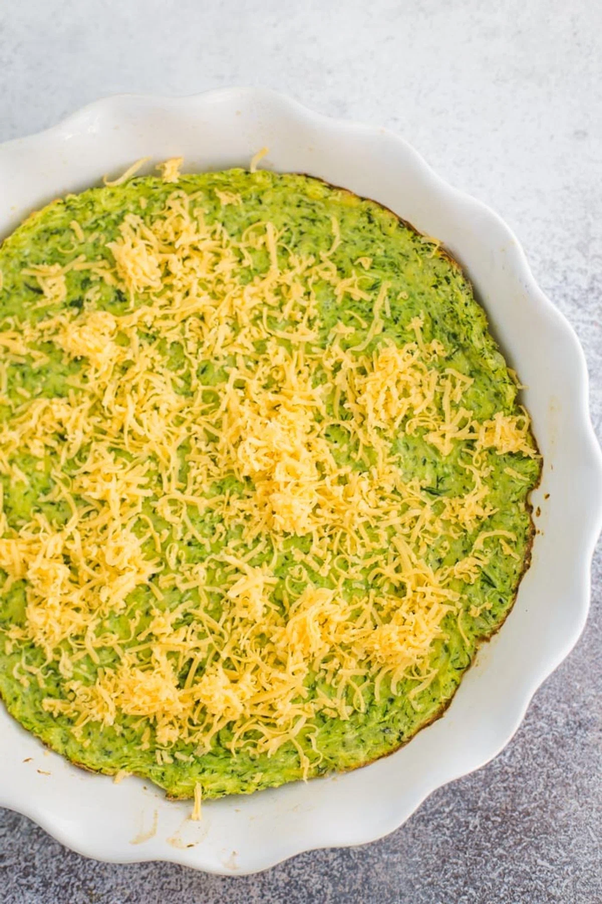 Zucchini Crust Quiche