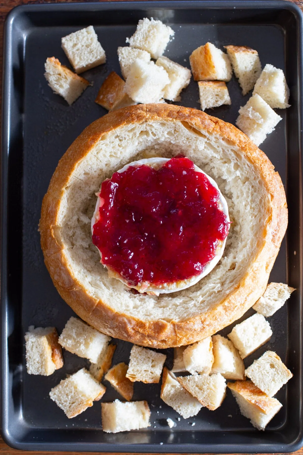 Baked Brie in Bread