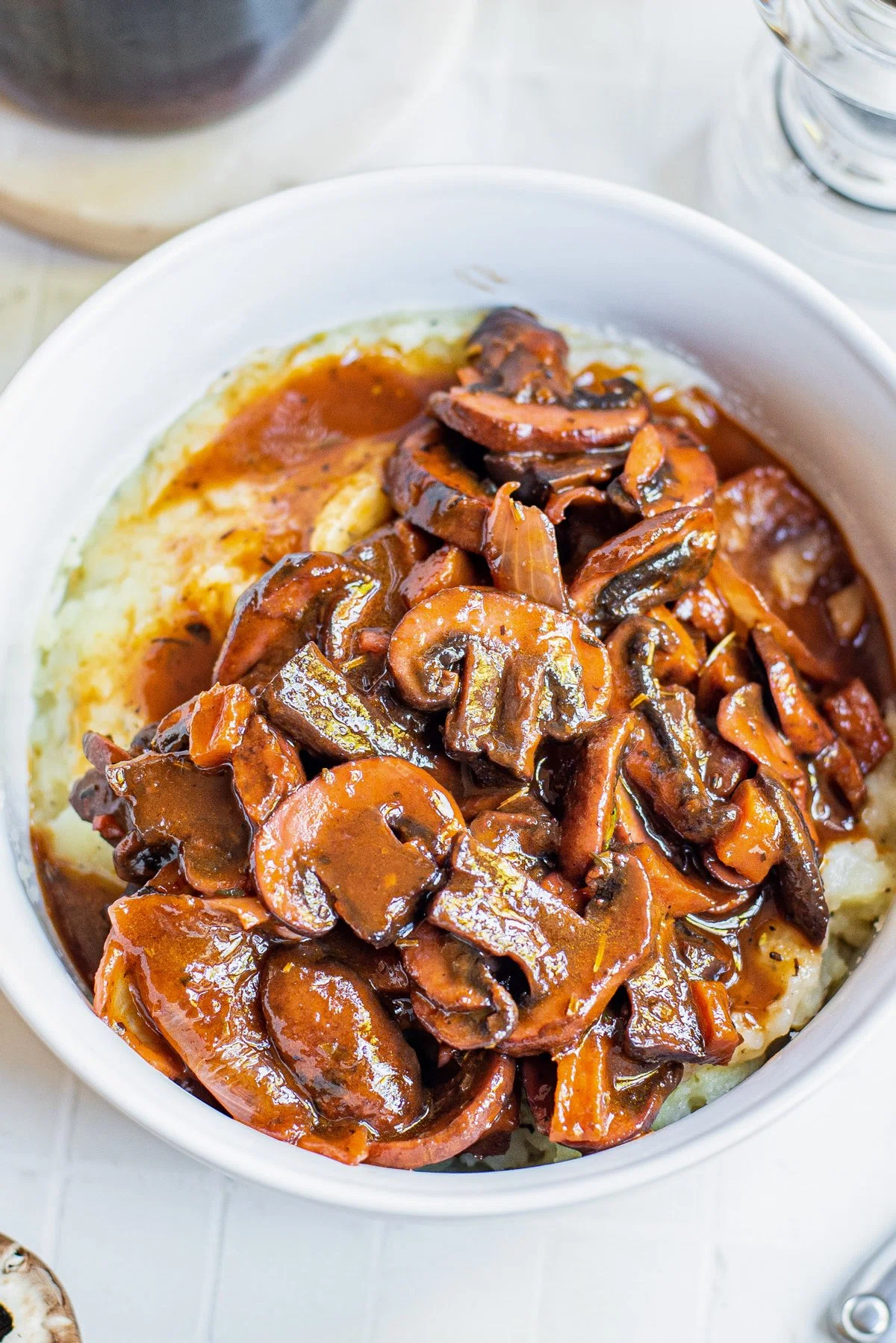 Mushrooms Bourguignon