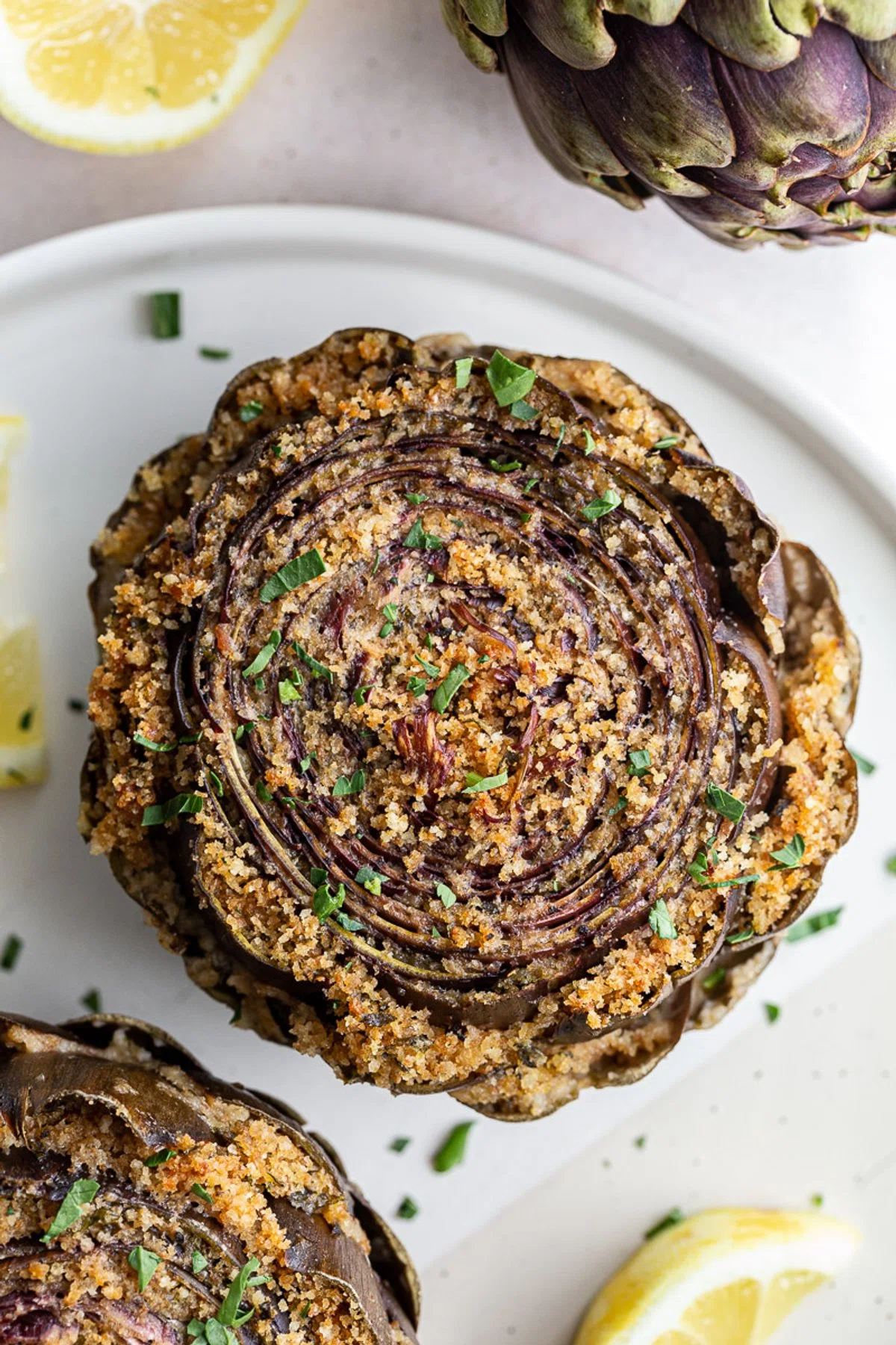 Stuffed Purple Artichokes