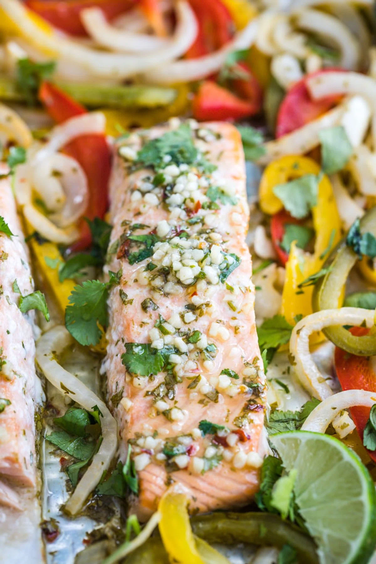 Sheet Pan Garlic Lime Salmon