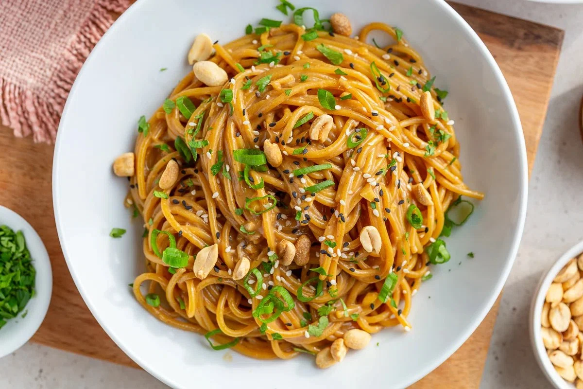 Quick & Easy Soy-Peanut Noodles