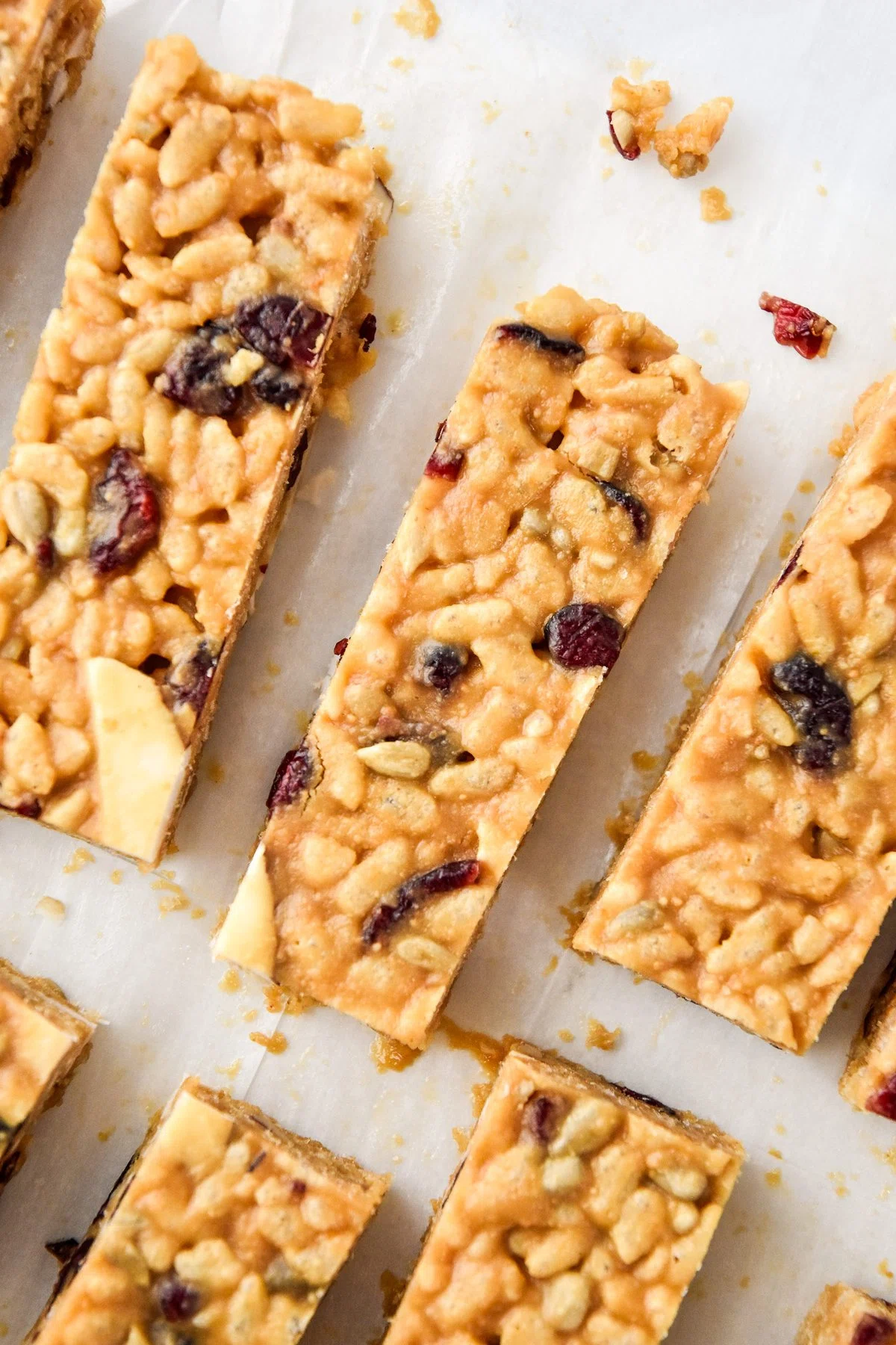 Peanut Butter Rice Krispie Breakfast Bars