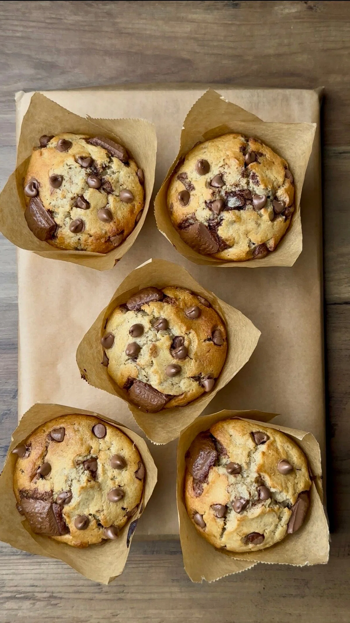 Banana Chocolate Chip Muffins