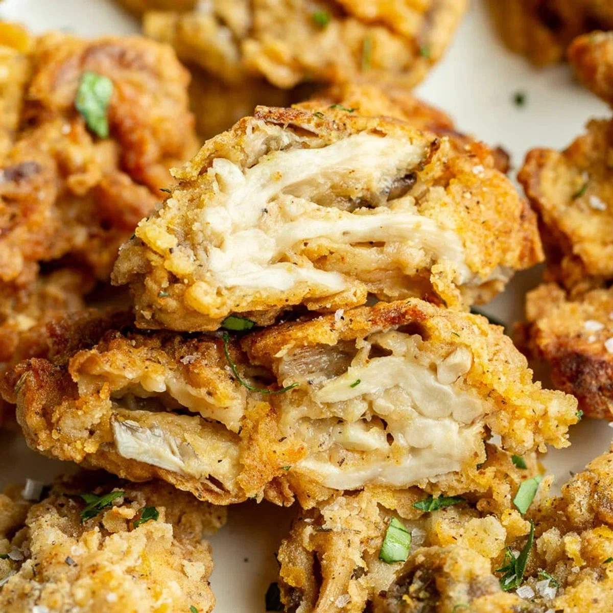 Fried Oyster Mushrooms (Crispy & Vegan!)