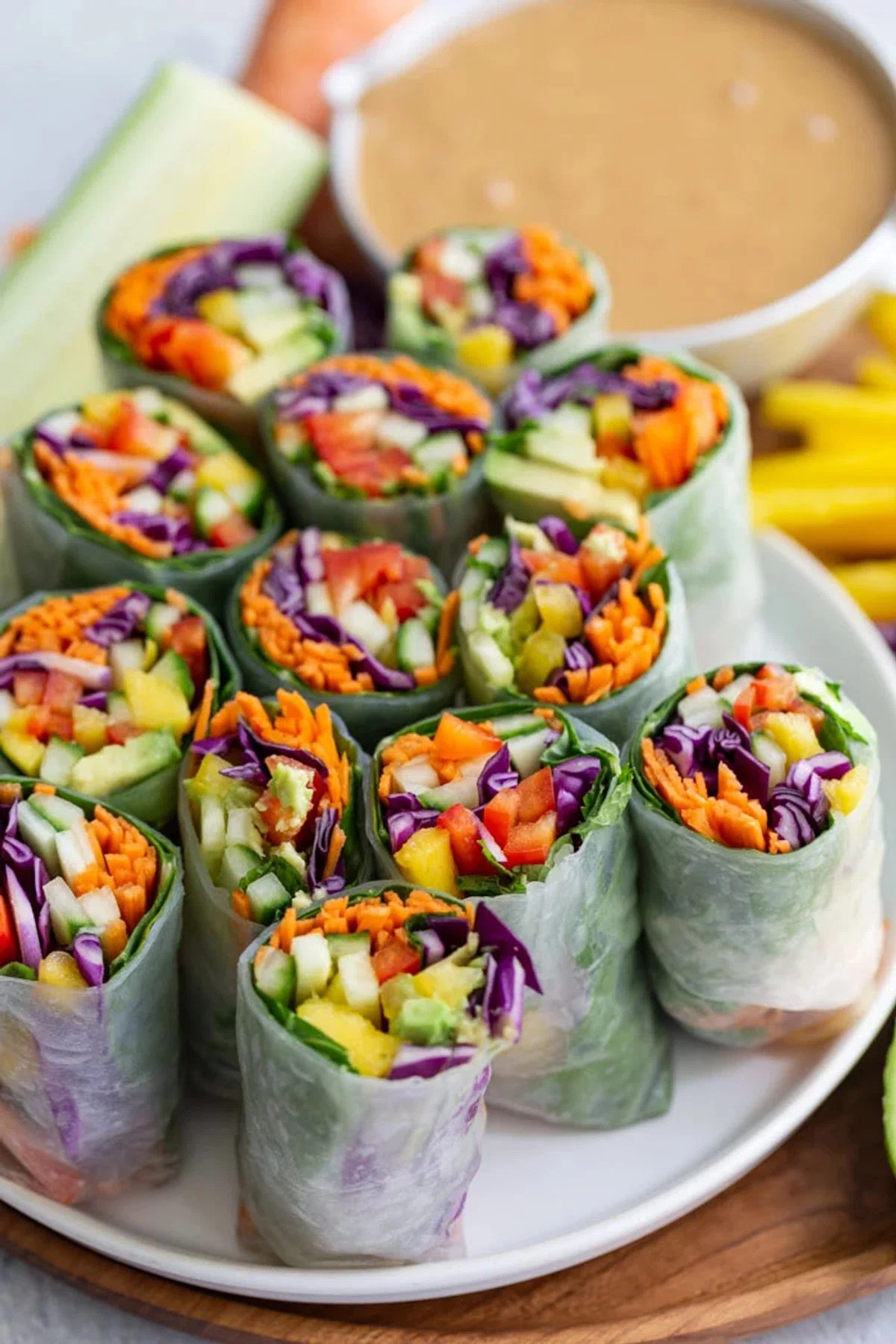 Easy Summer Rolls (Vegan)