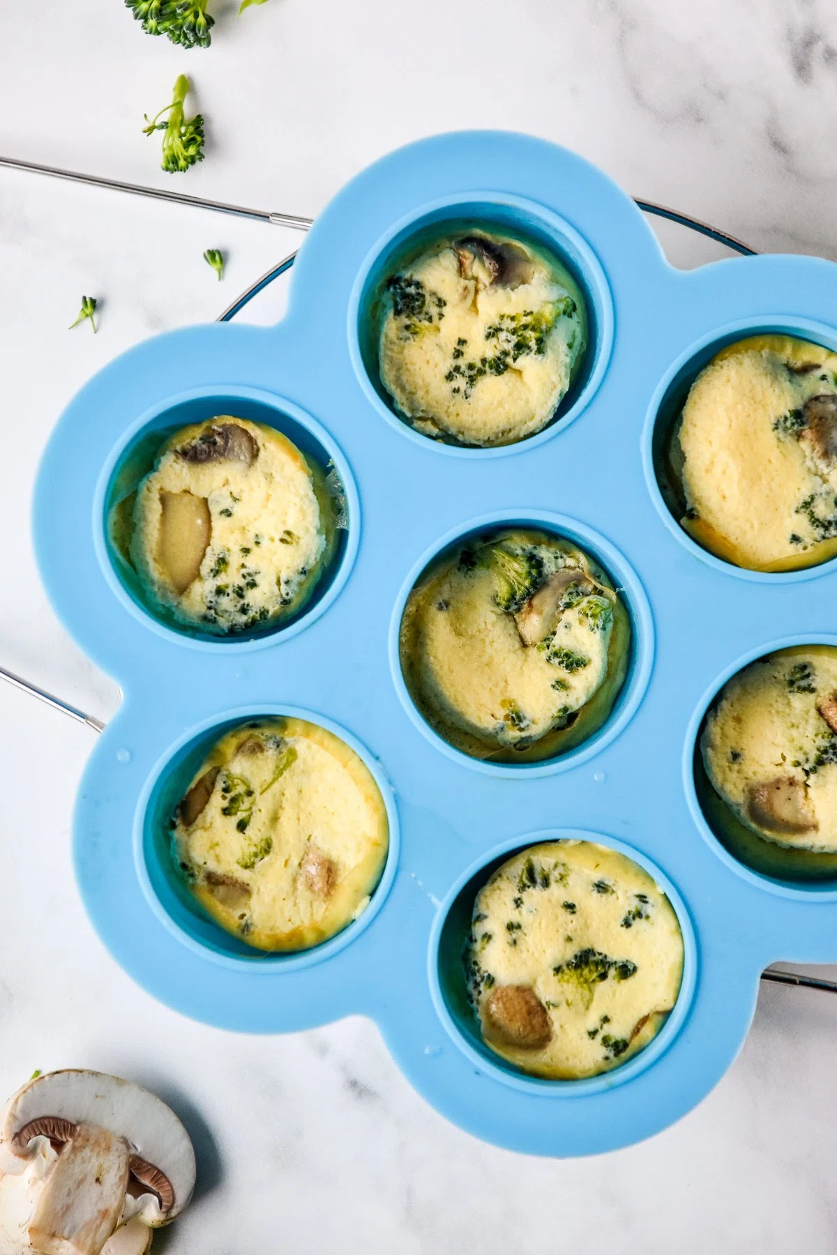 Cheddar Veggie Instant Pot Egg Bites