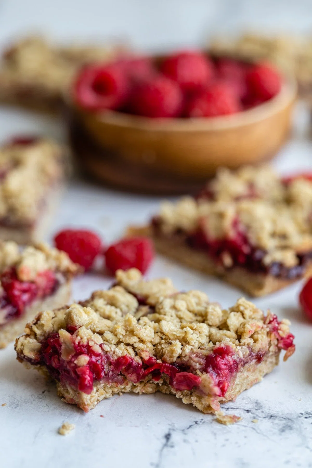 Raspberry Crumble Bars