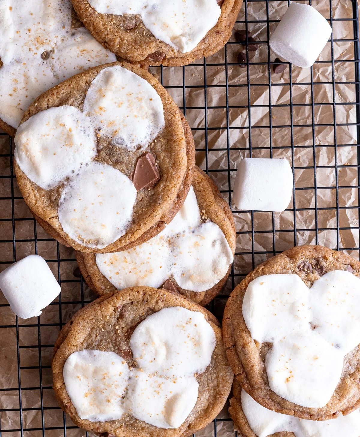 Chewy Brown Butter S'mores Cookie