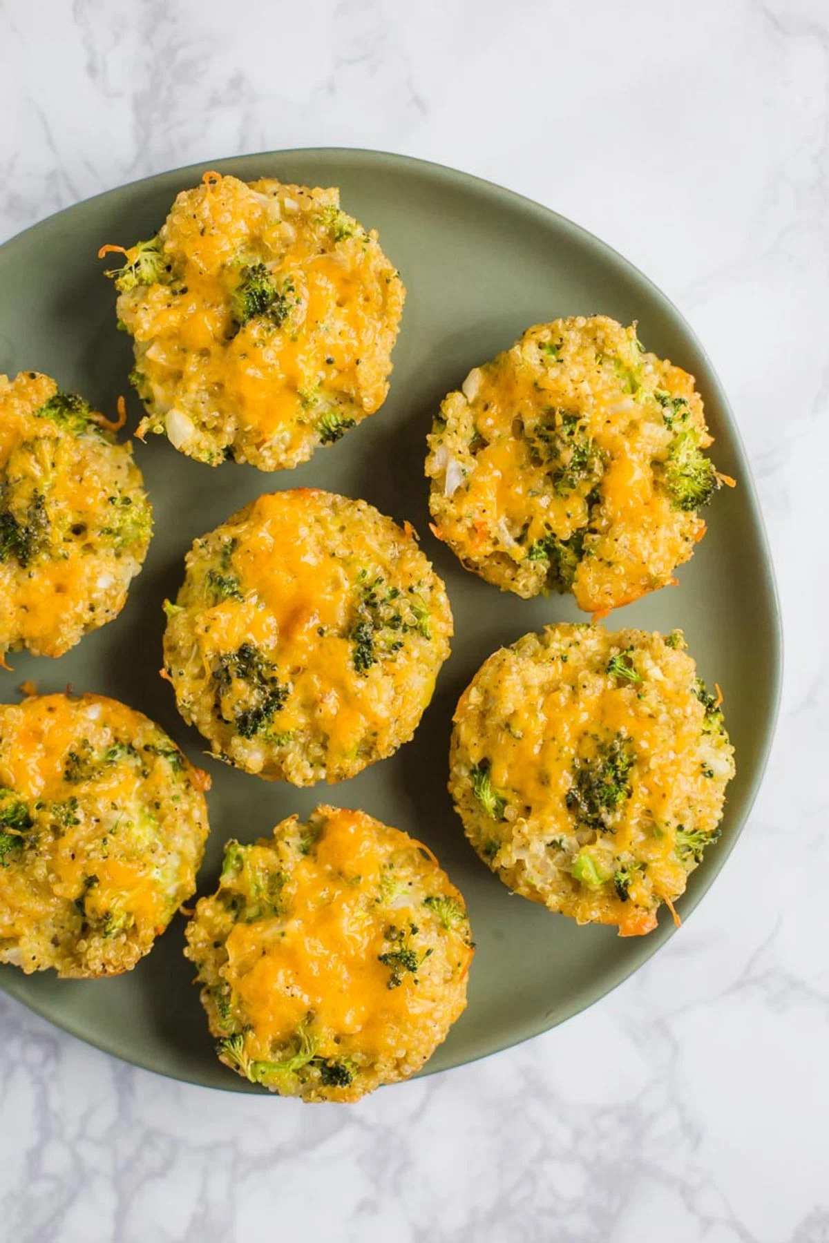 Broccoli & Cheese Quinoa Bites