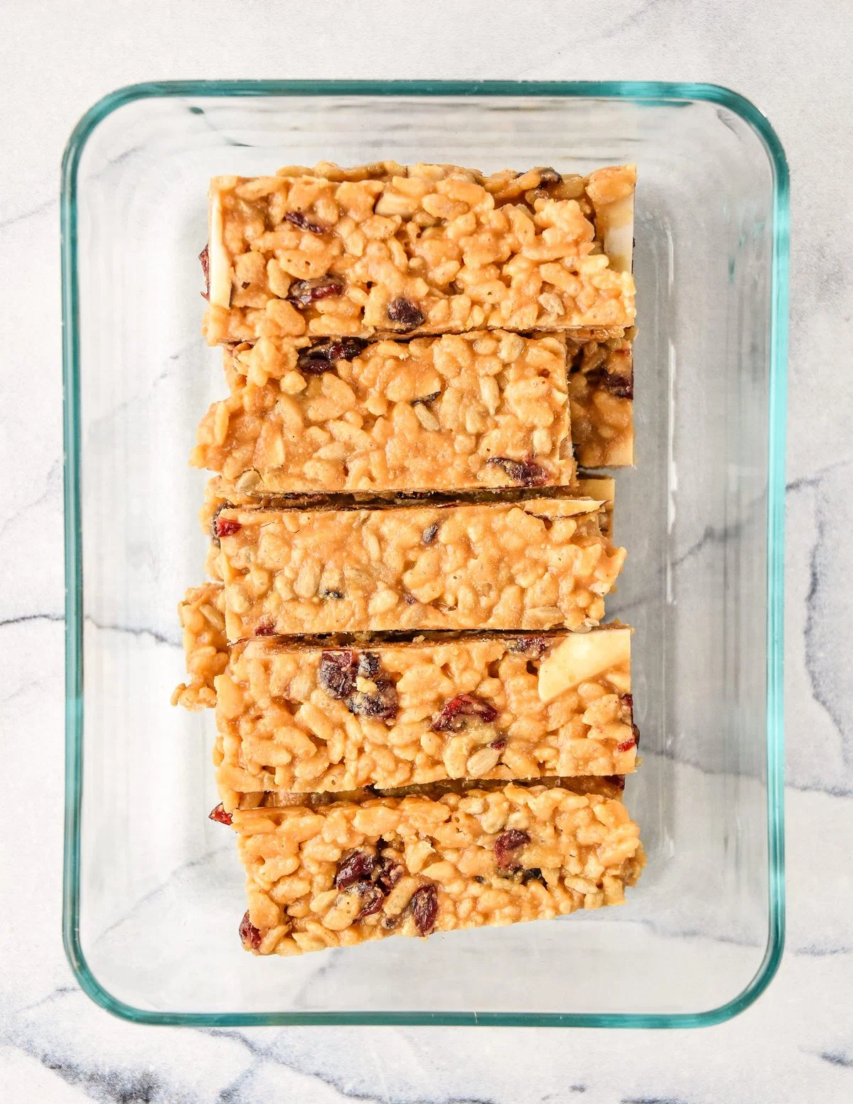 Peanut Butter Rice Krispie Breakfast Bars