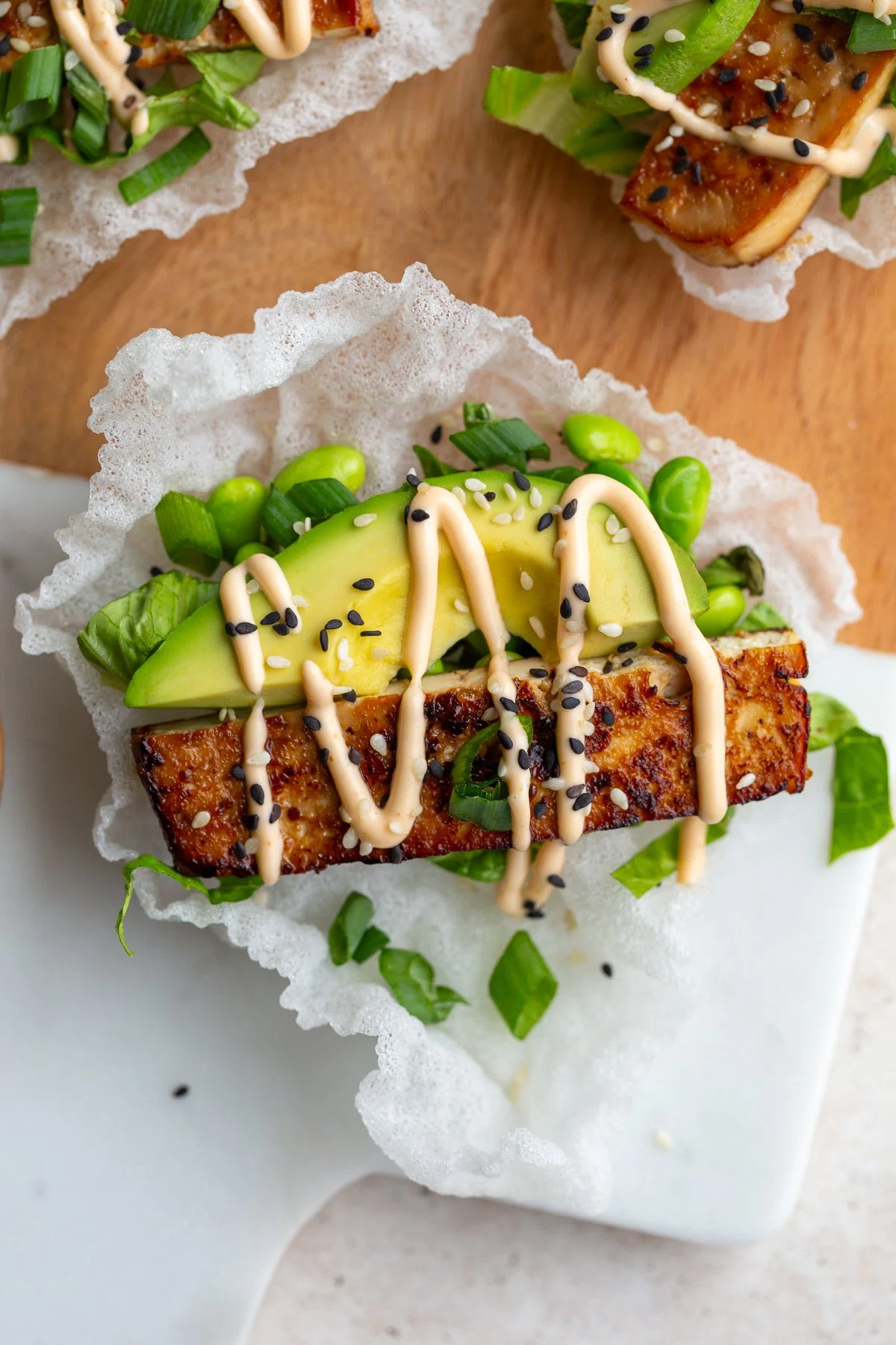 Rice Paper Tacos with Tofu