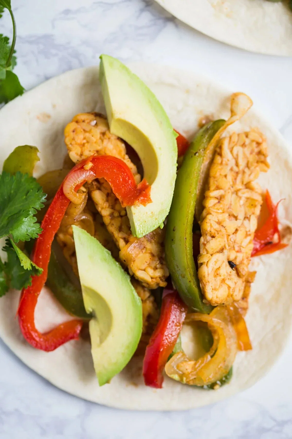 Easy Tempeh Fajitas