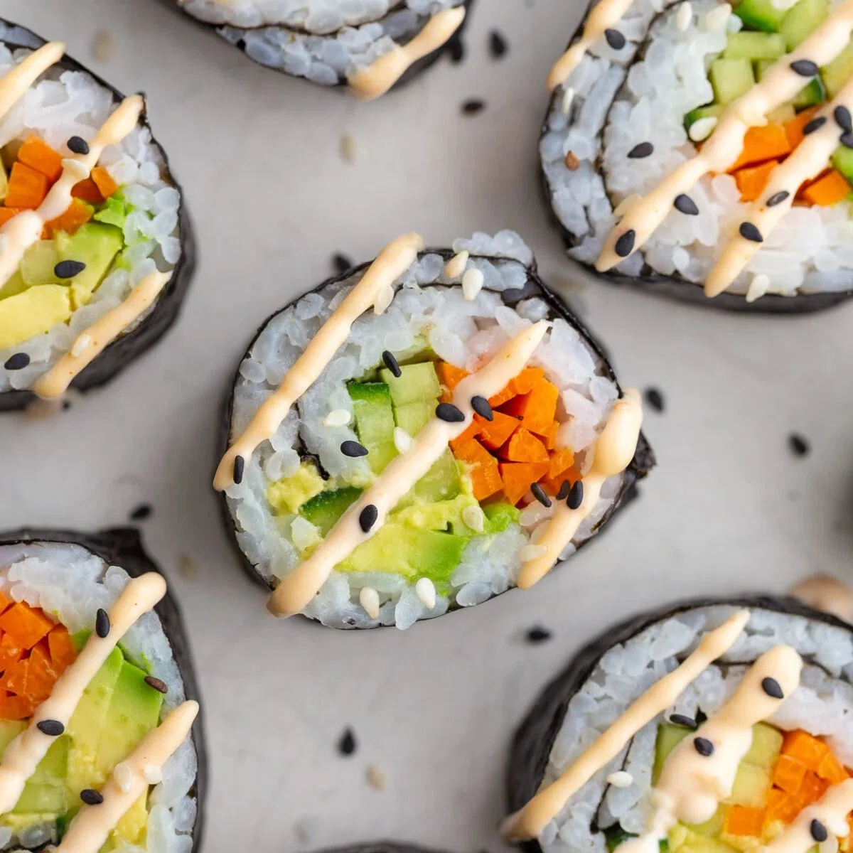 Cucumber Rolls (Easy Vegan Sushi Rolls)