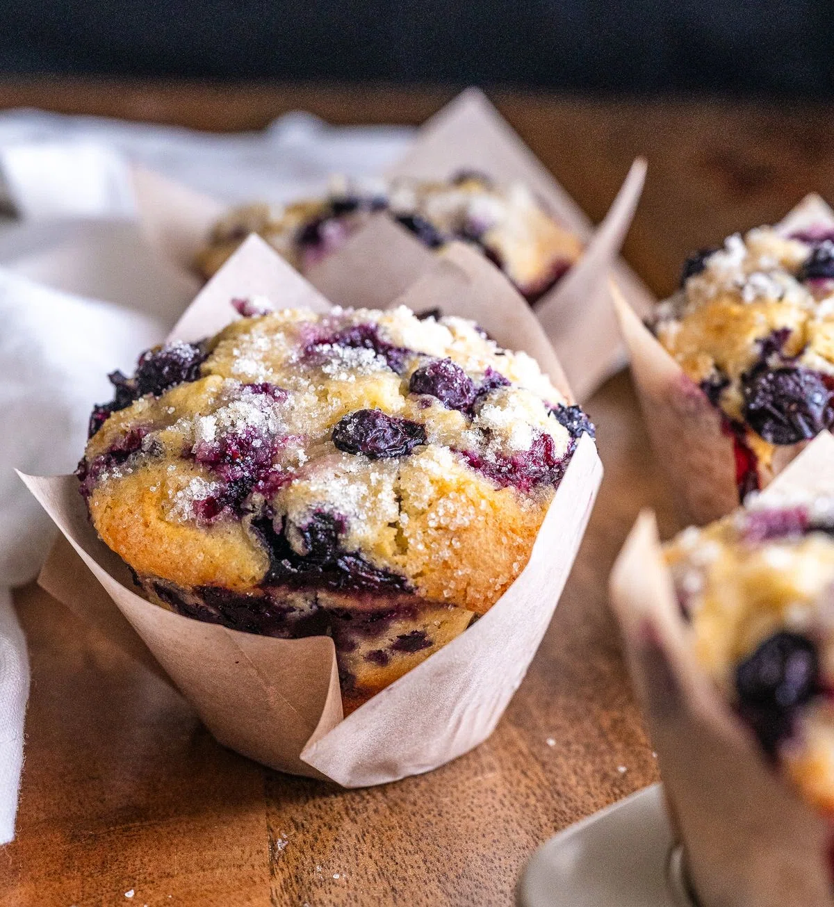 Bakery-Style Blueberry Muffins