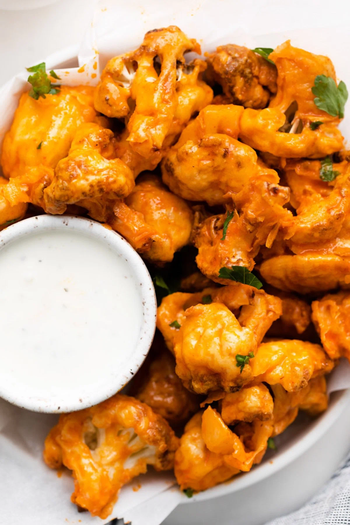 Air Fryer Buffalo Cauliflower