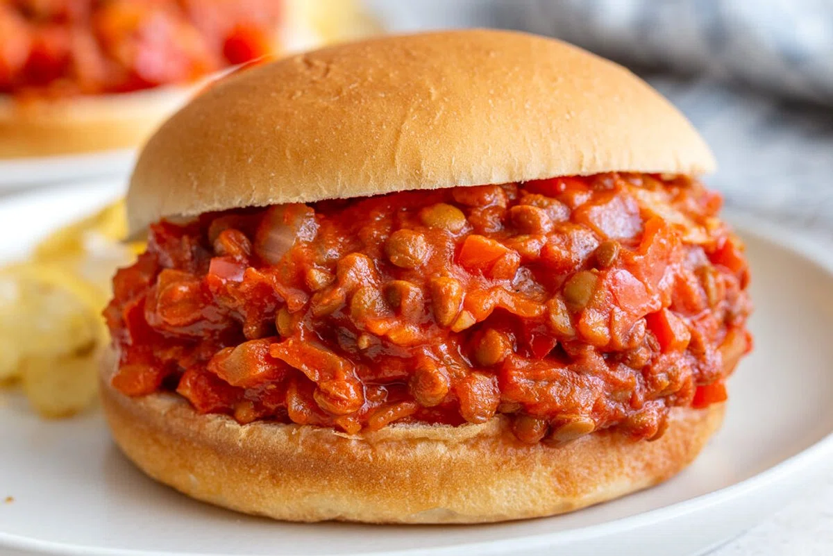 Lentil Sloppy Joes (Vegan)