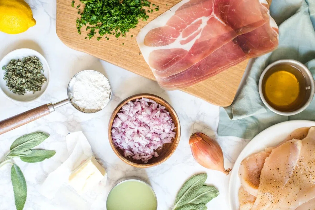 Easy Chicken Saltimbocca