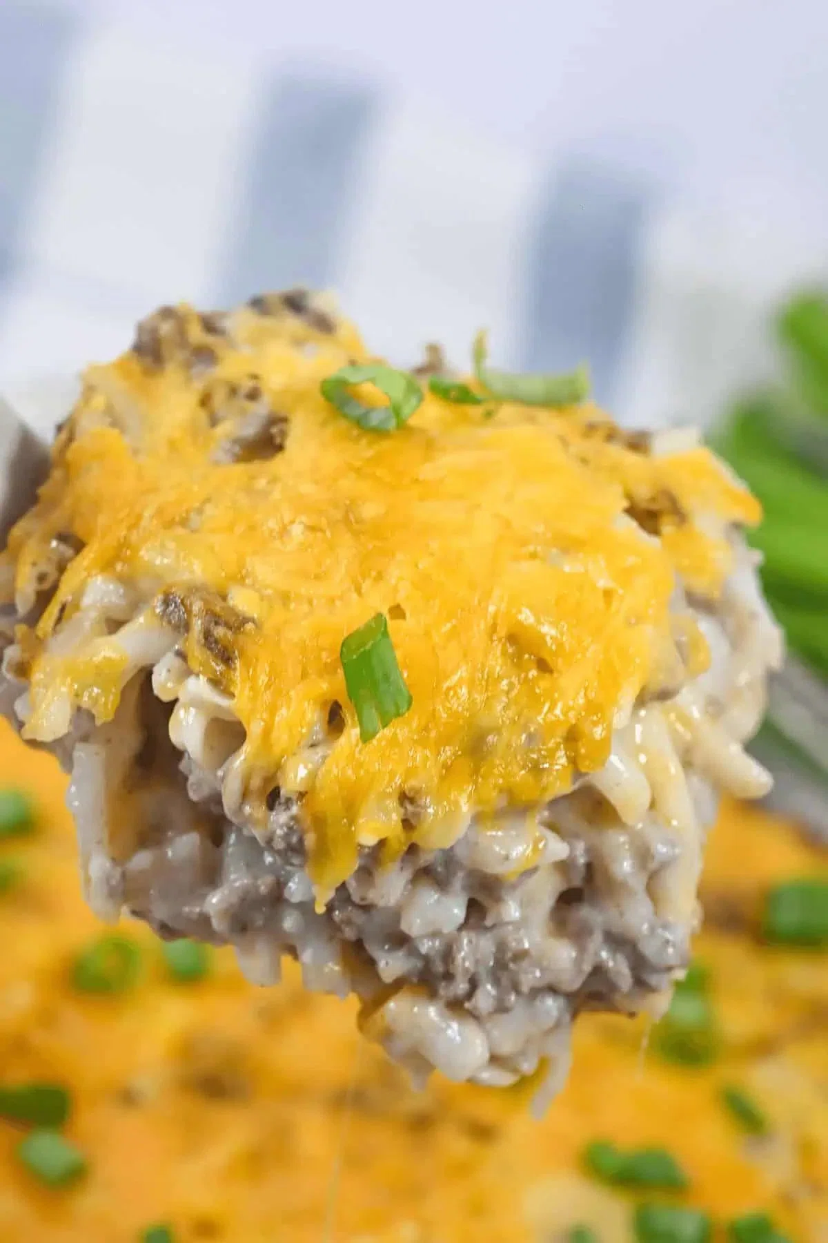 Hamburger and Hash Brown Casserole