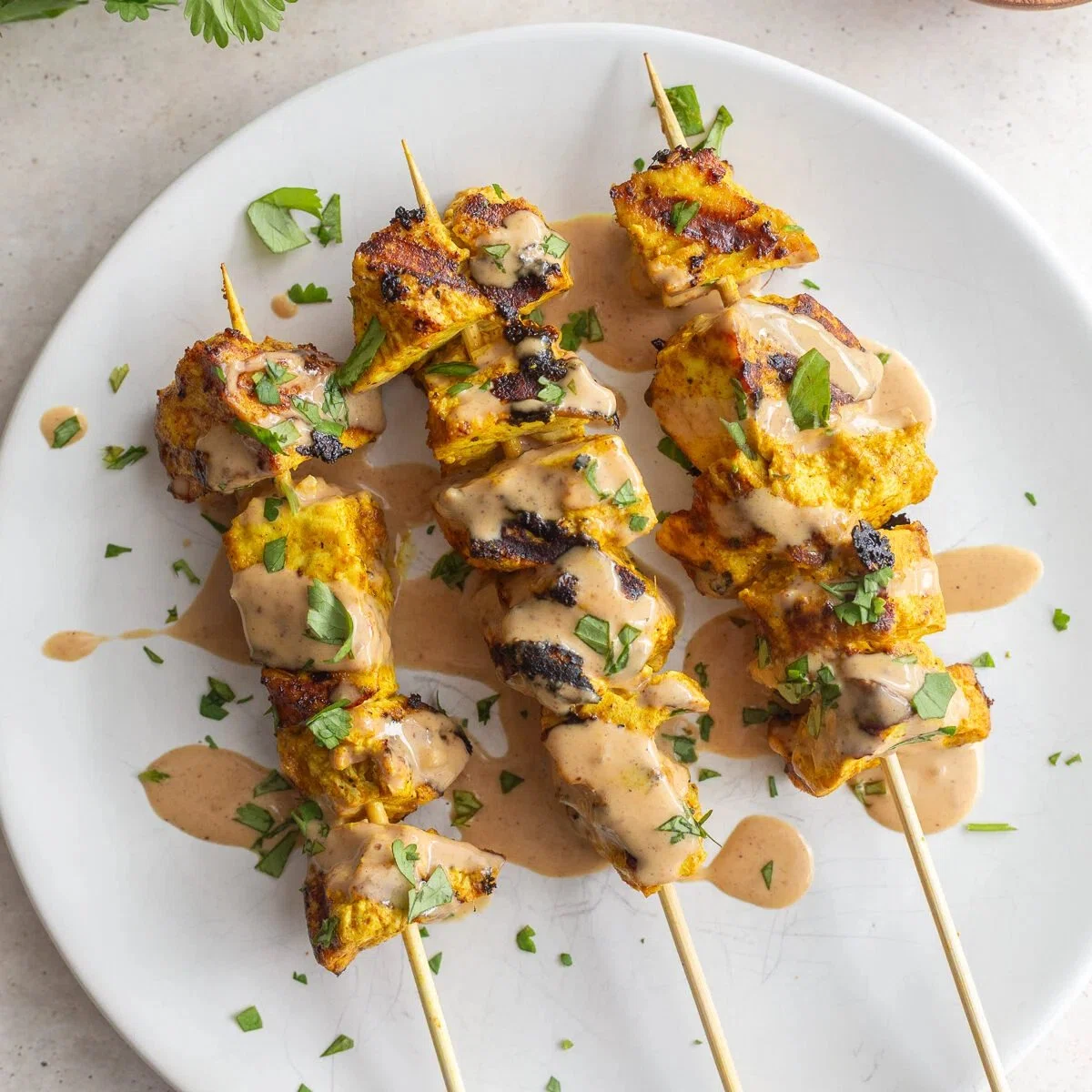 Tofu Satay with Peanut Sauce
