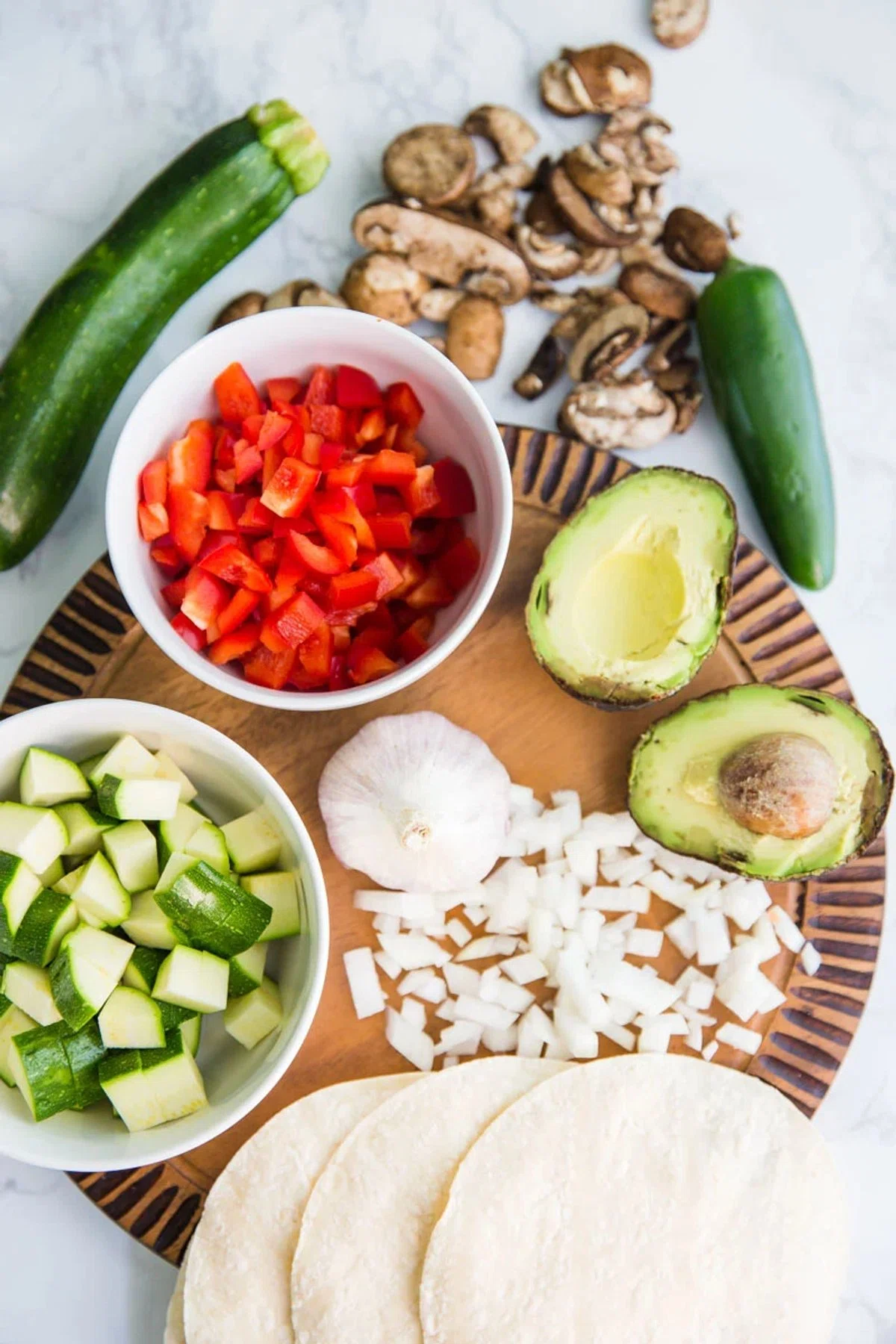 Loaded Veggie Enchilada Casserole