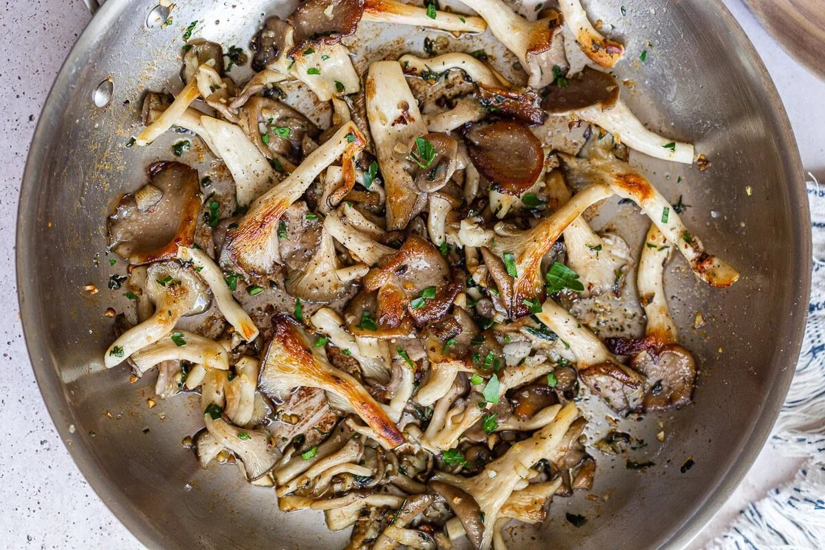 Garlic Butter Oyster Mushrooms