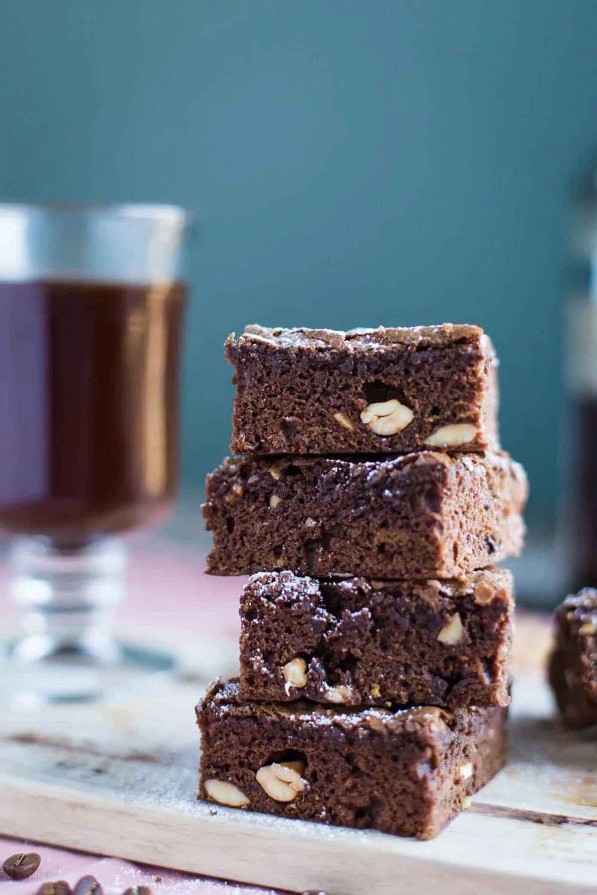 Mocha Cashew Brownies