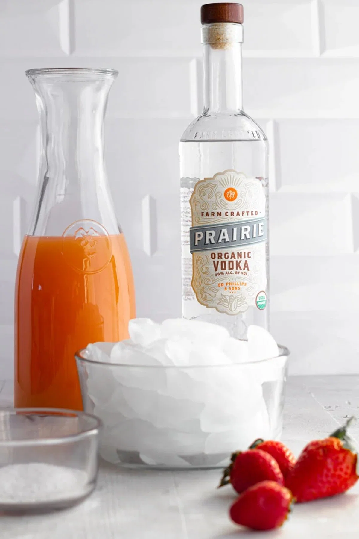 Strawberry Salty Dog Cocktail