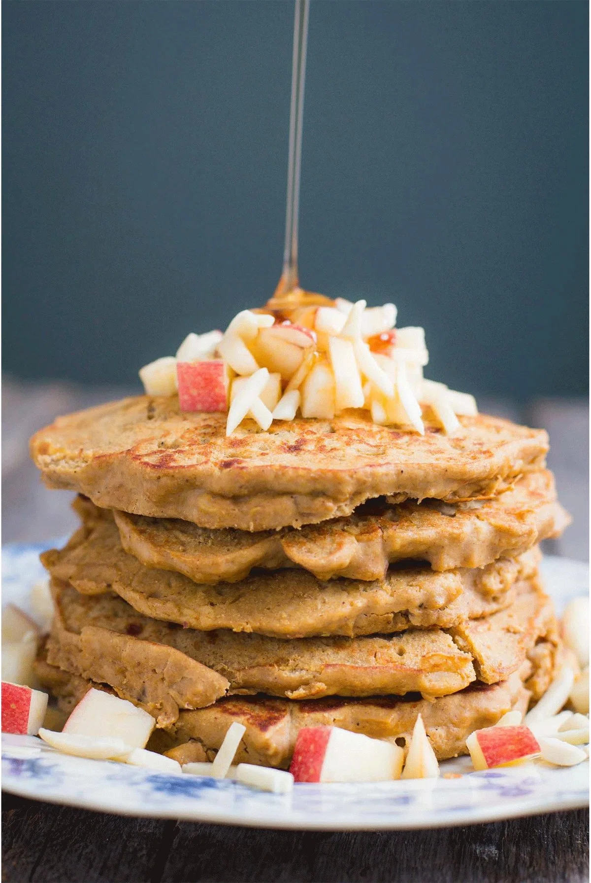Apple Cinnamon Protein Pancakes
