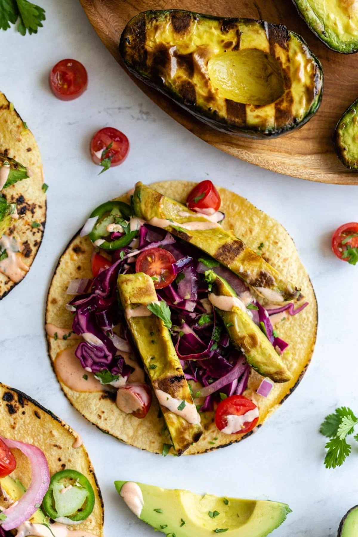 Grilled Avocado Tacos