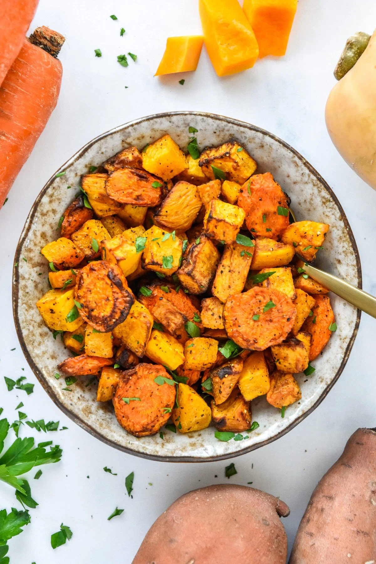 Air-Fryer Roasted Fall Vegetables