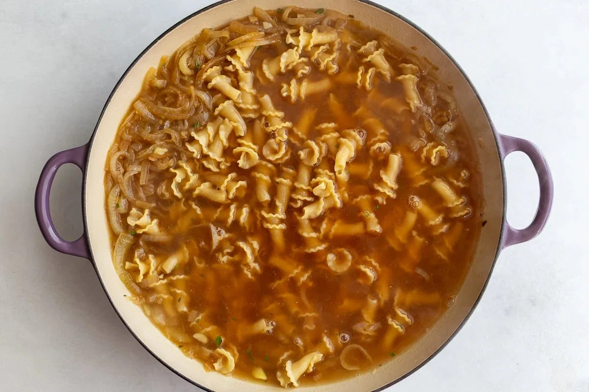 Creamy French Onion Pasta