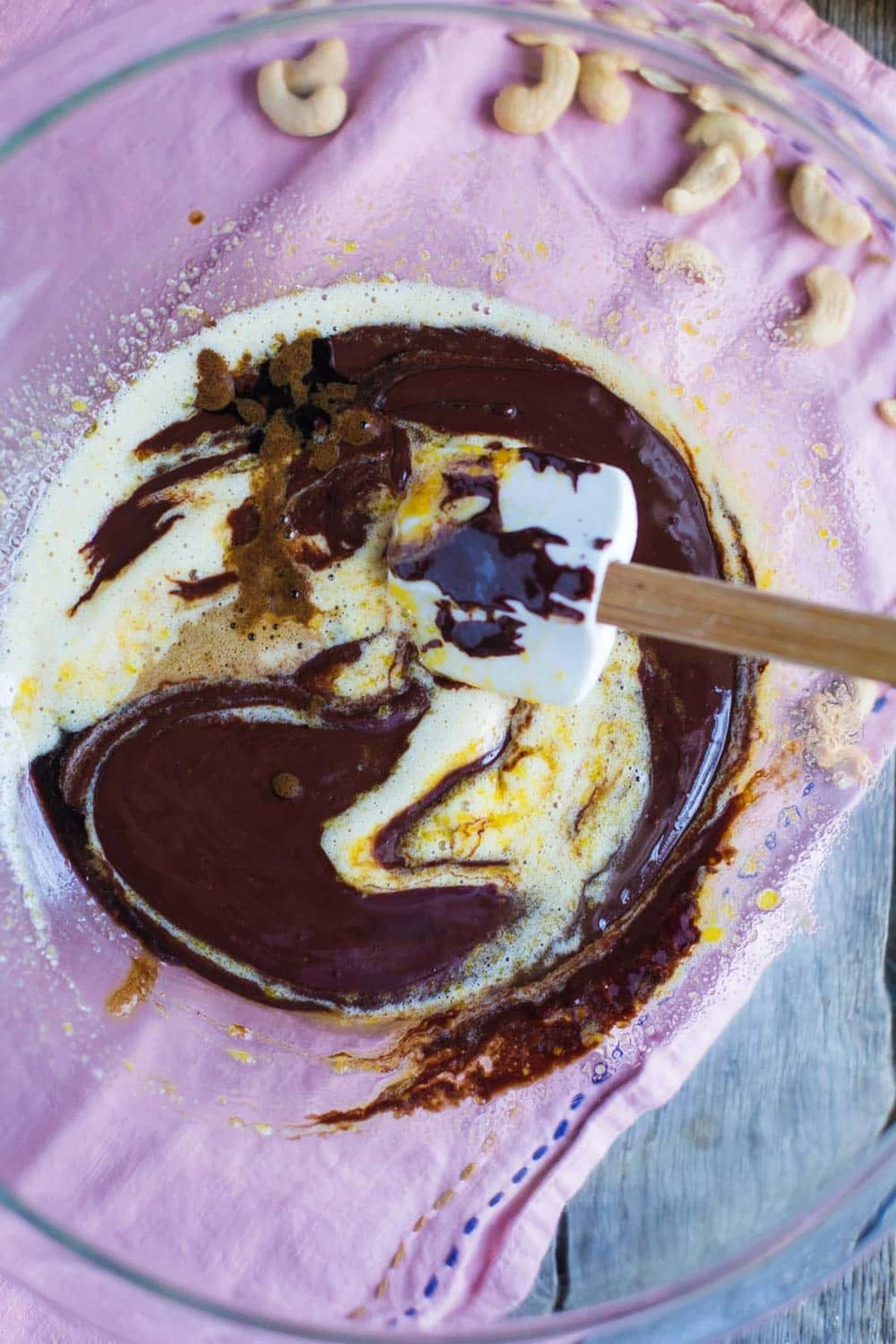 Mocha Cashew Brownies