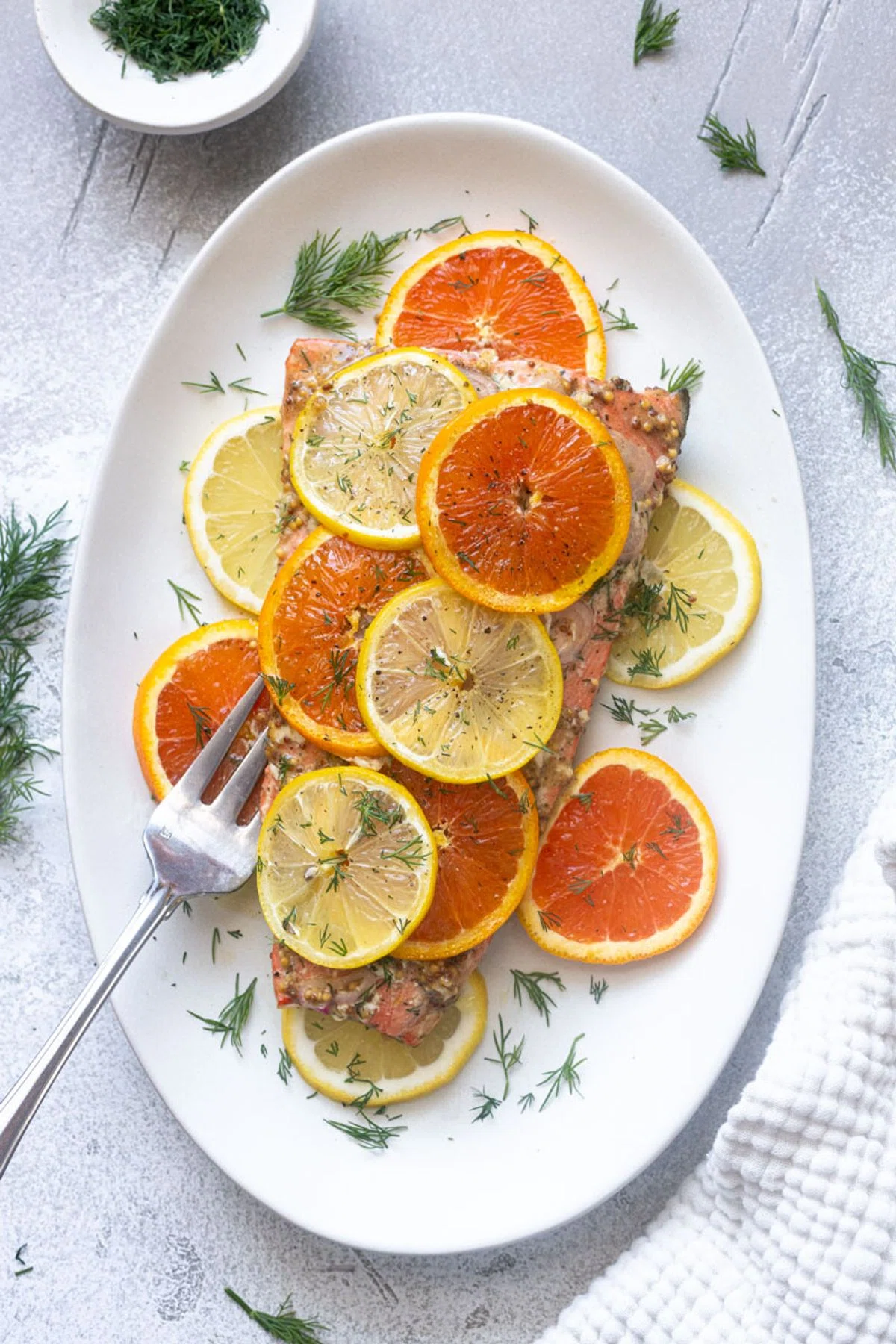 Slow Roasted Citrus Salmon