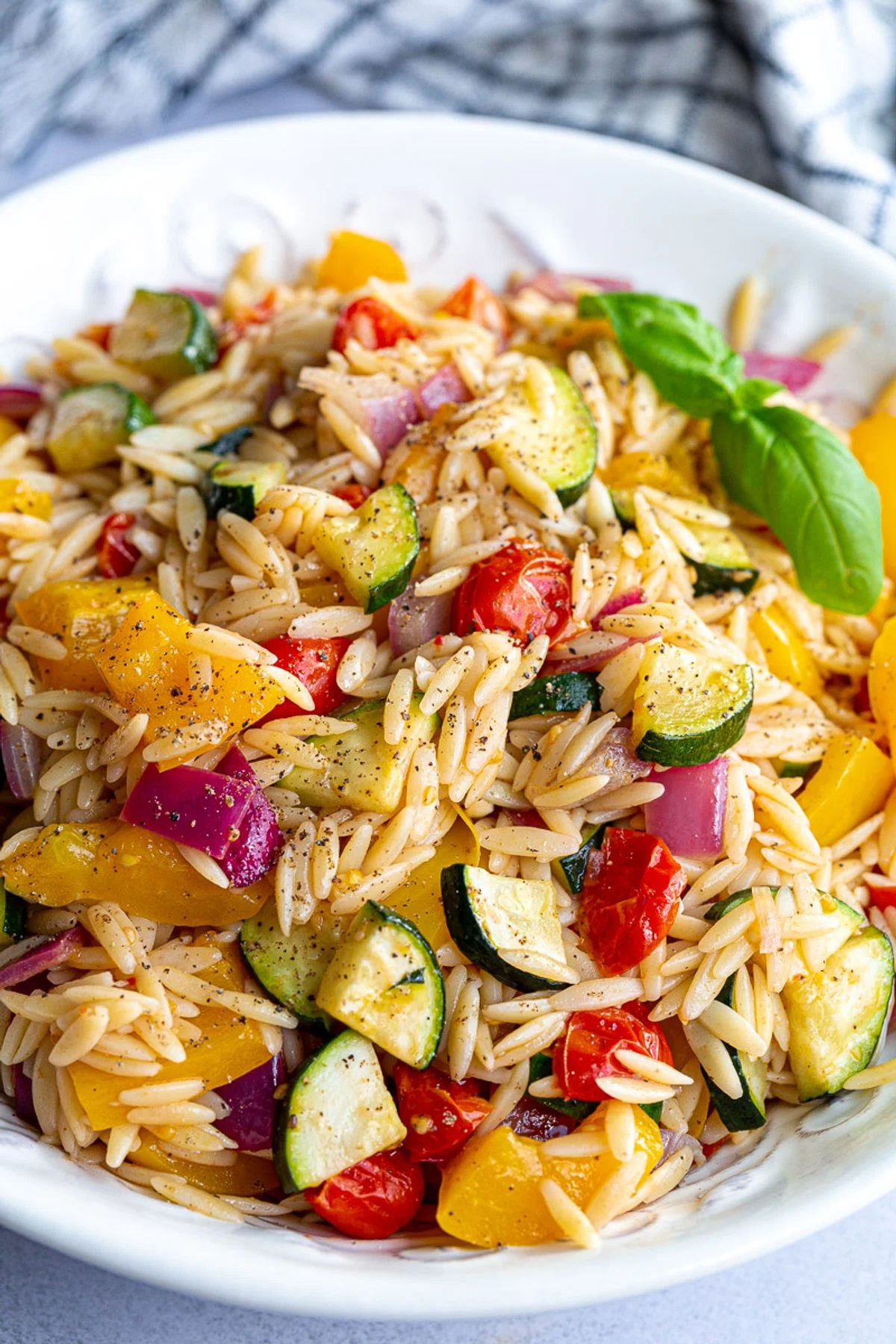 Roasted Vegetable Pasta Salad