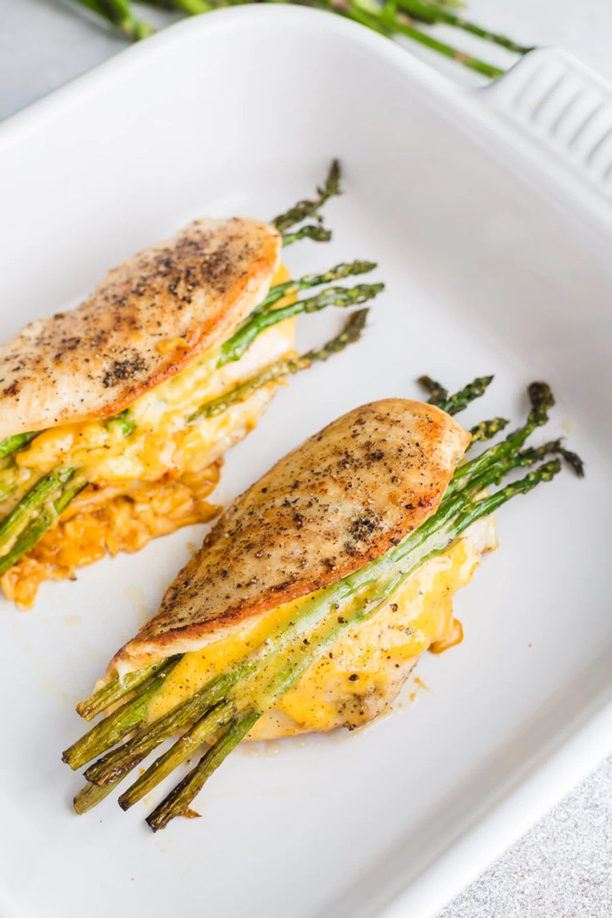 Asparagus & Cheese Stuffed Chicken