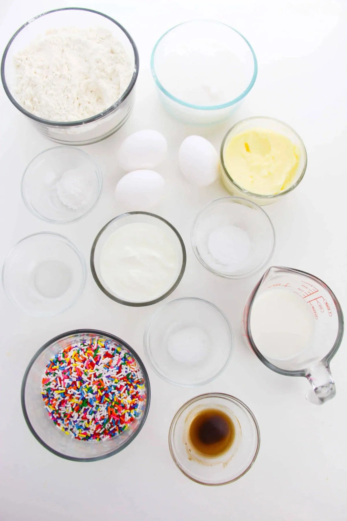 Homemade Confetti Cake