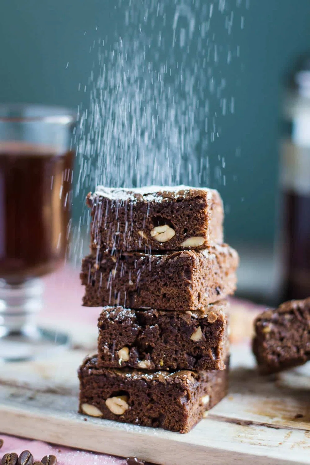 Mocha Cashew Brownies