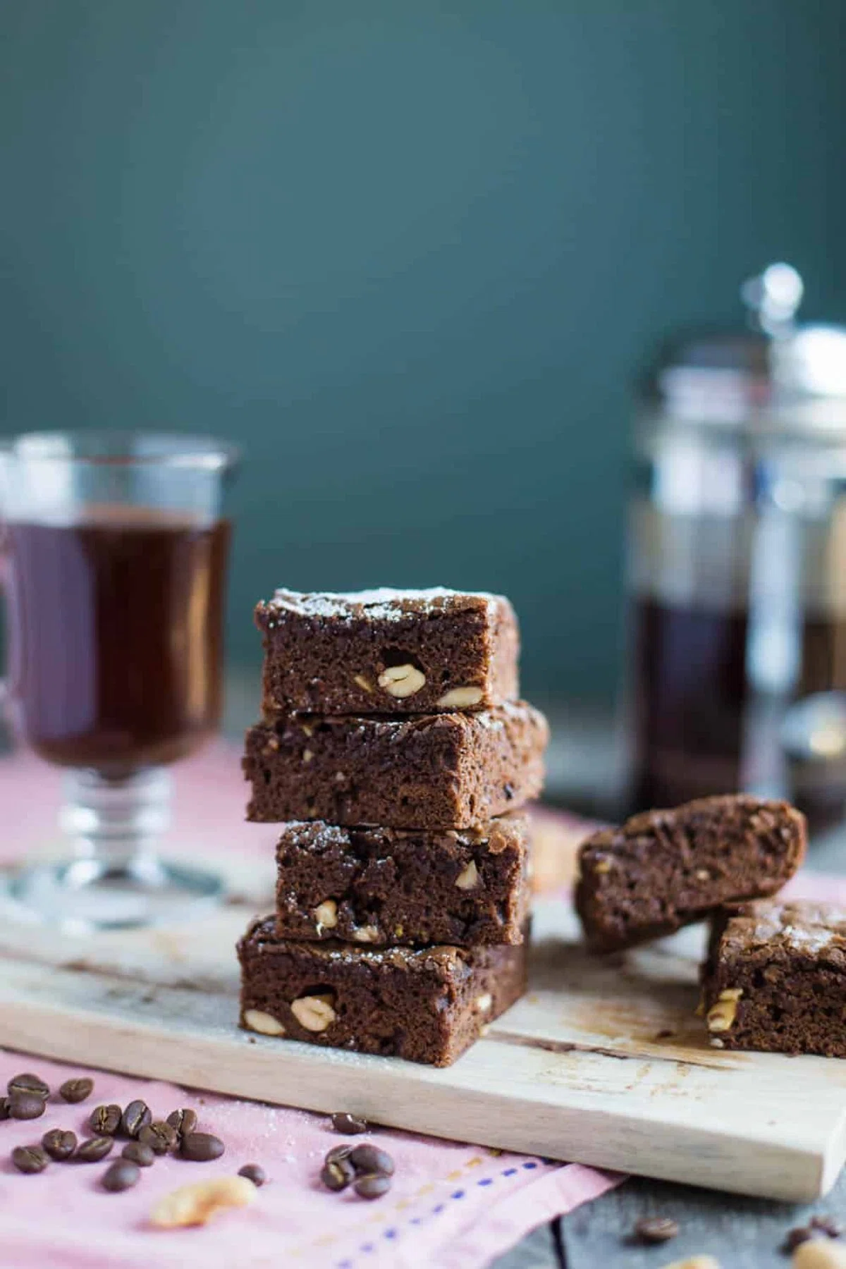 Mocha Cashew Brownies
