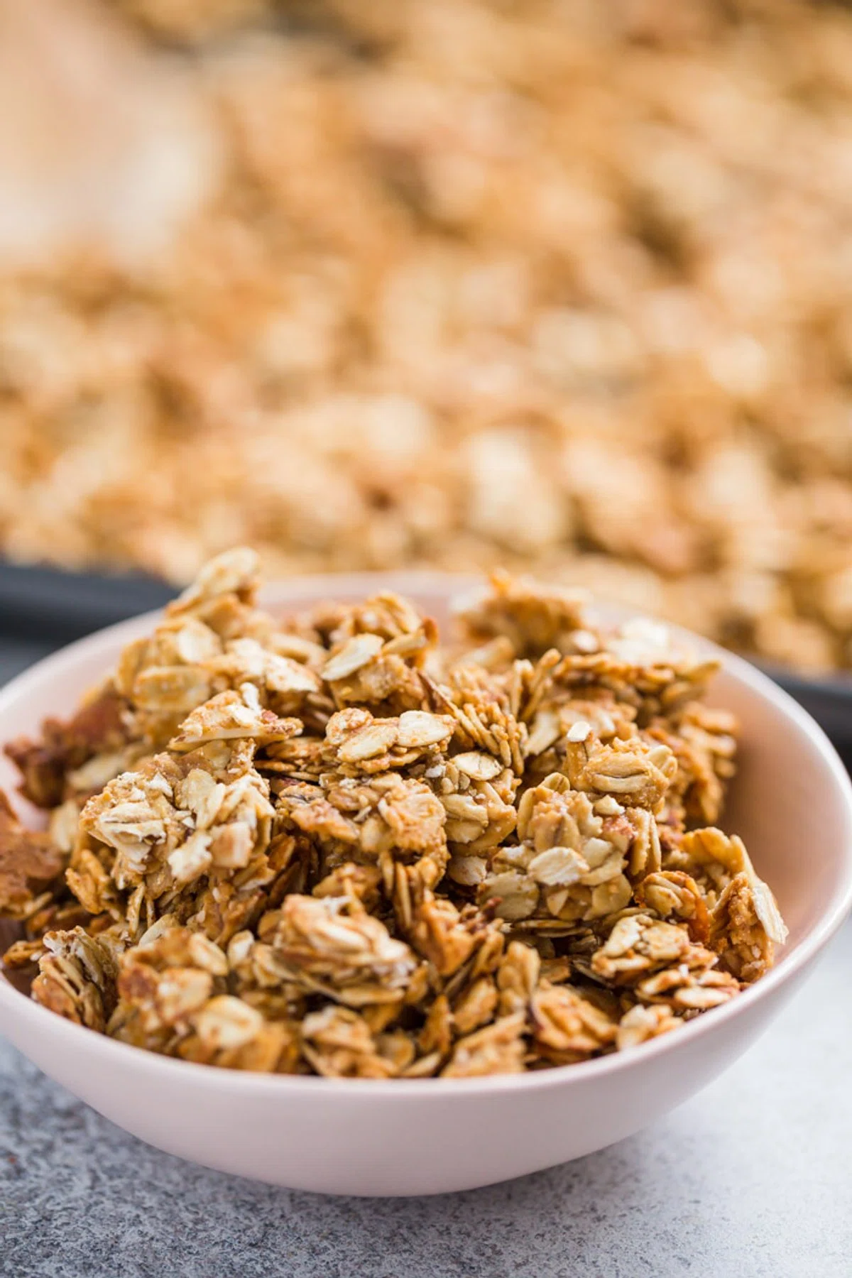 5 Ingredient Peanut Butter Granola