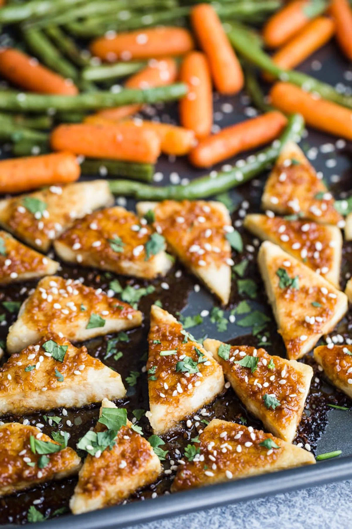 Sheet Pan Baked Tofu & Veggies