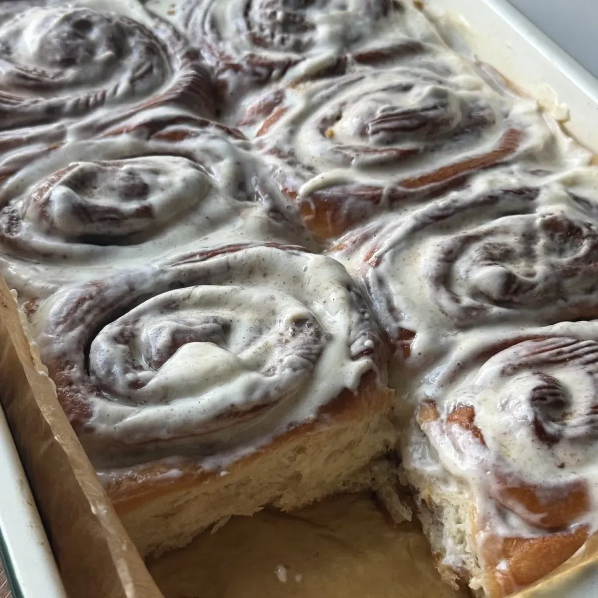 Soft and Fluffy Cinnamon Rolls with Cream Cheese Frosting