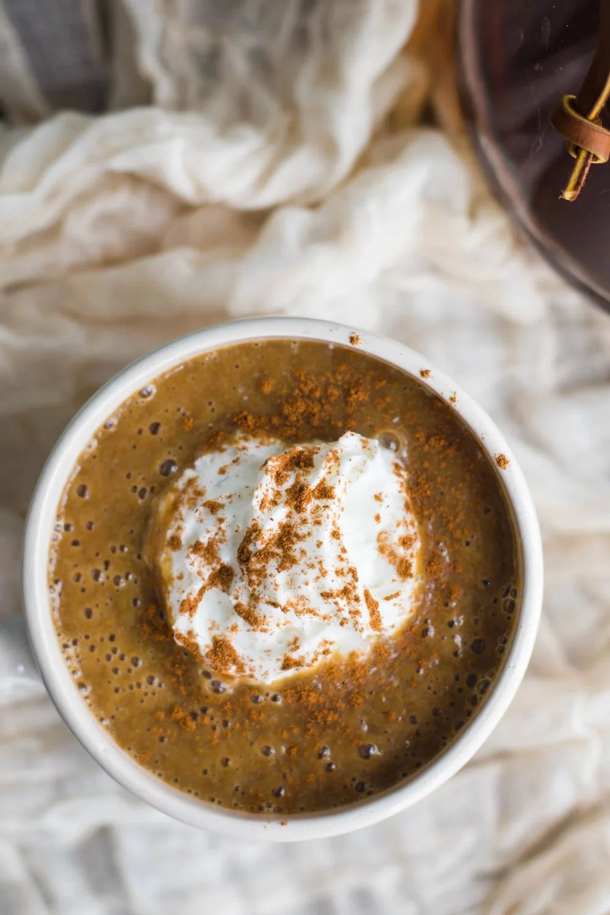 Warm Pumpkin Latte with the Vitamix Perfect Blend