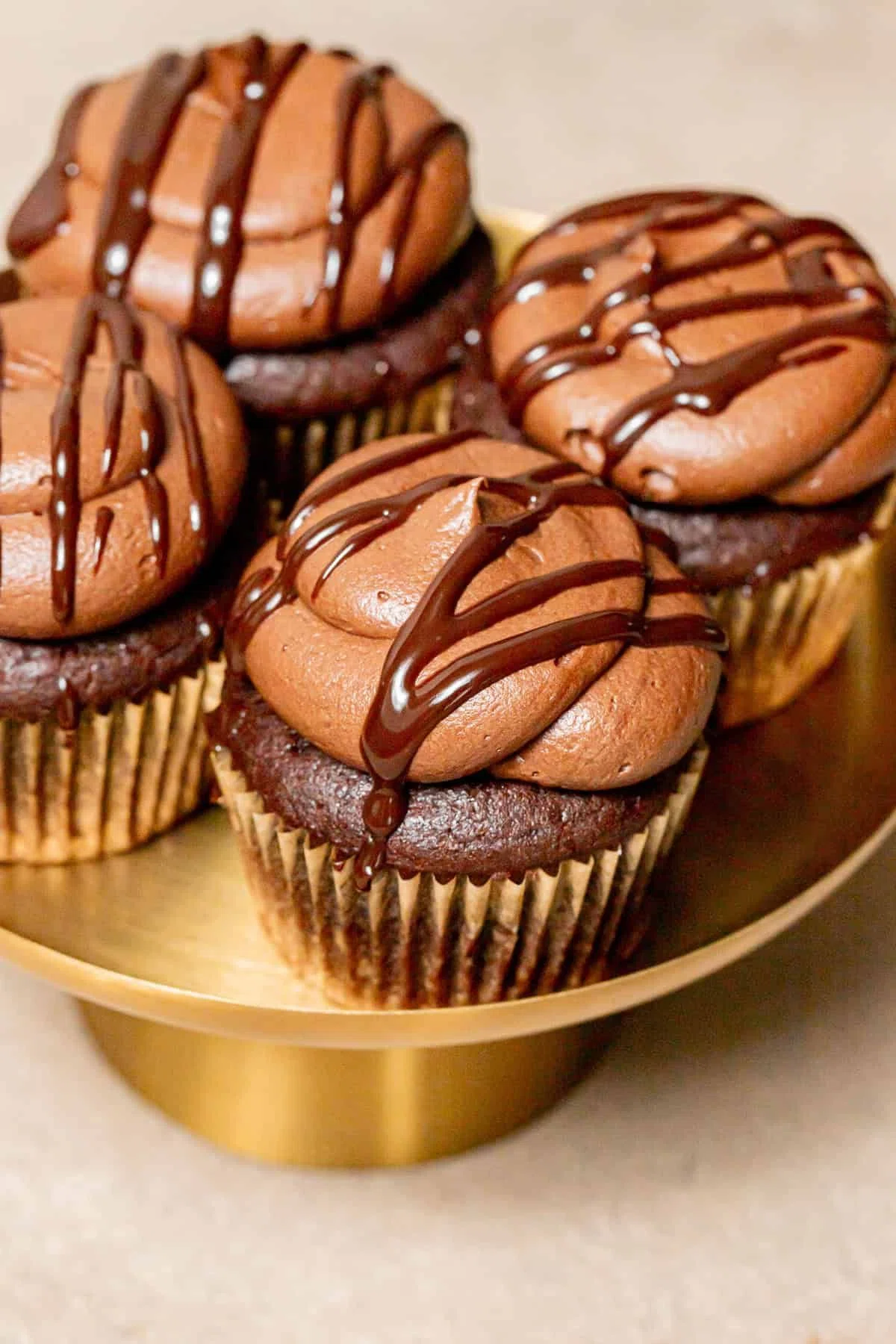 Chocolate Ganache Cupcakes