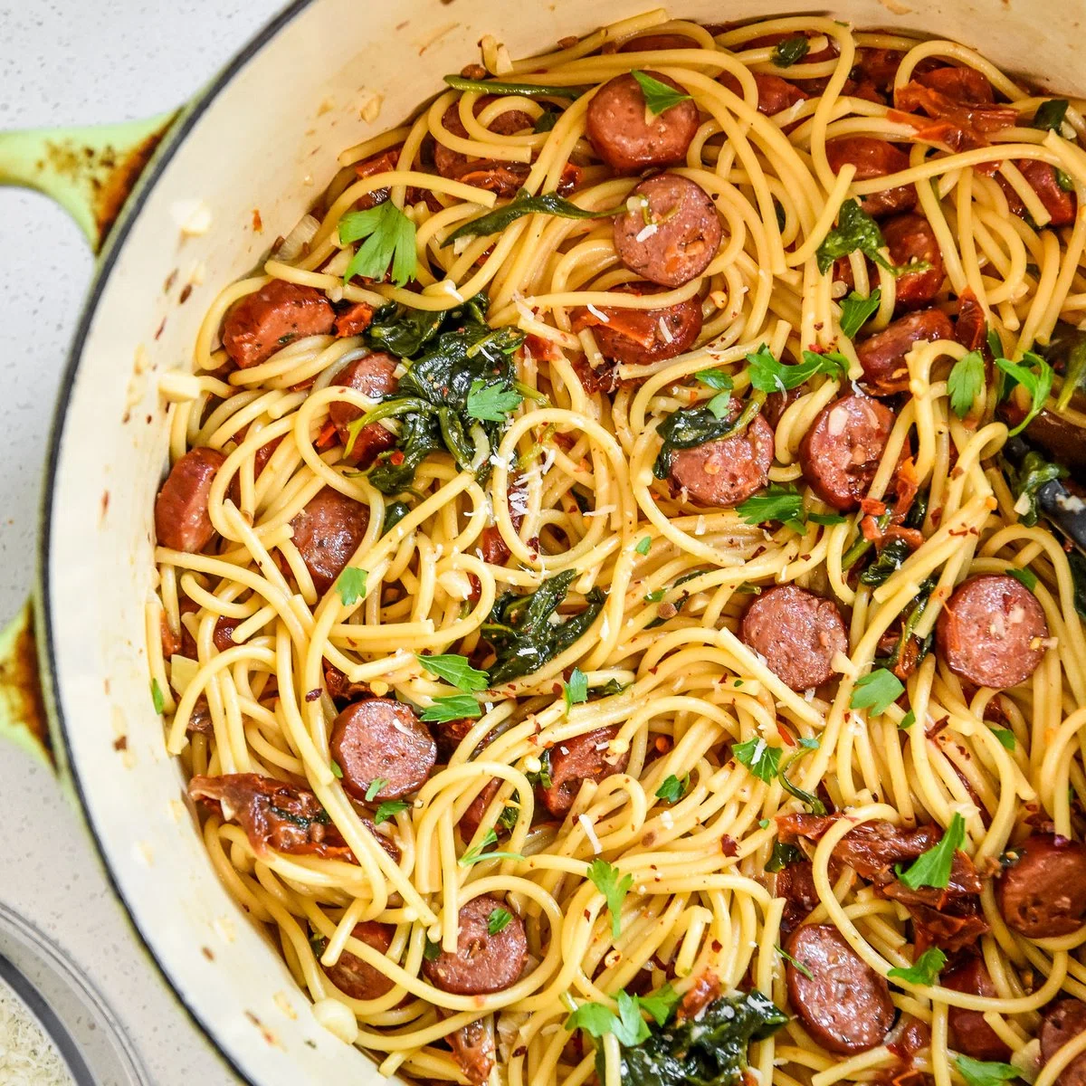 One Pot Italian Sausage Pasta