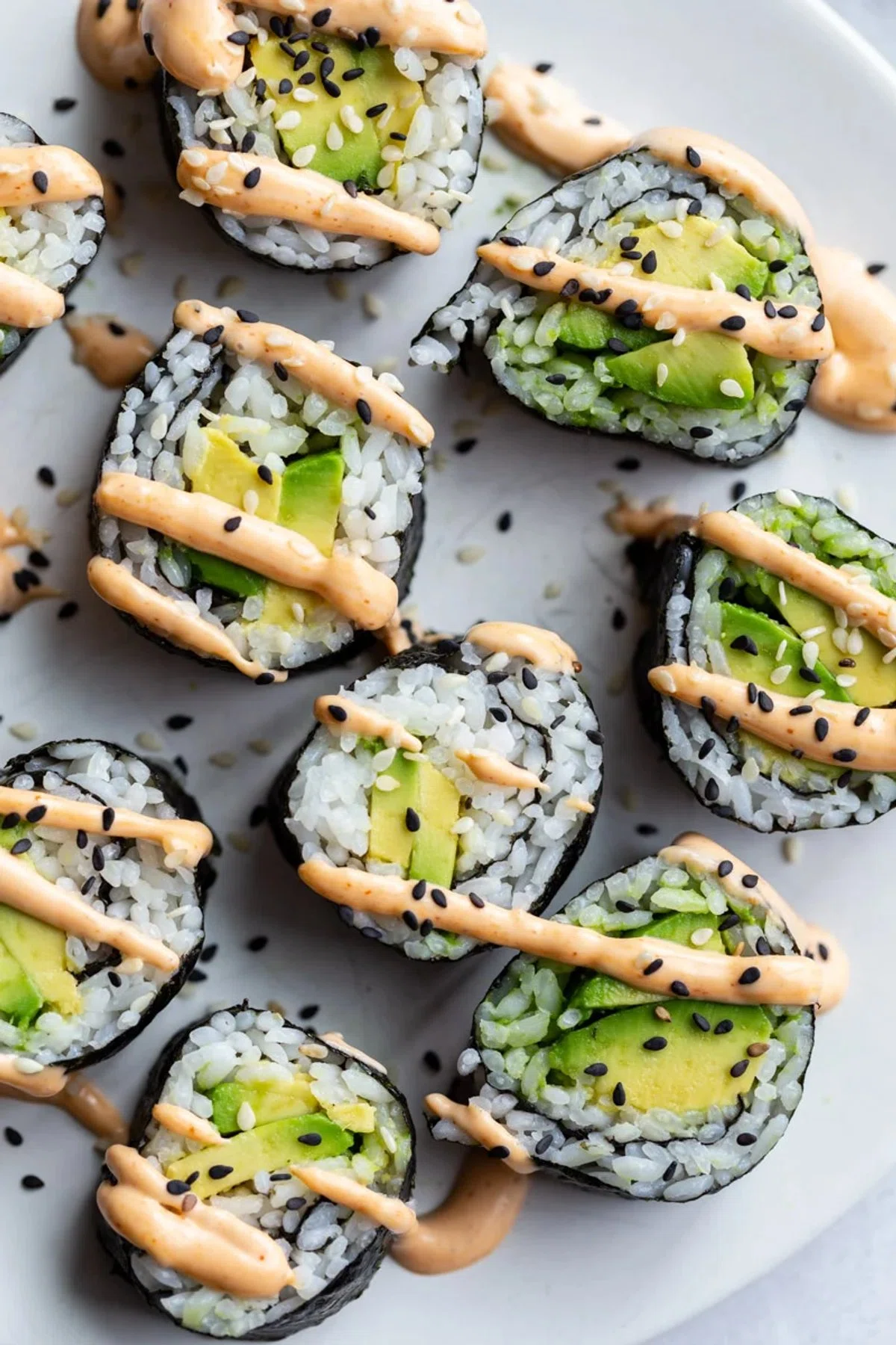 Easy Avocado Roll Sushi
