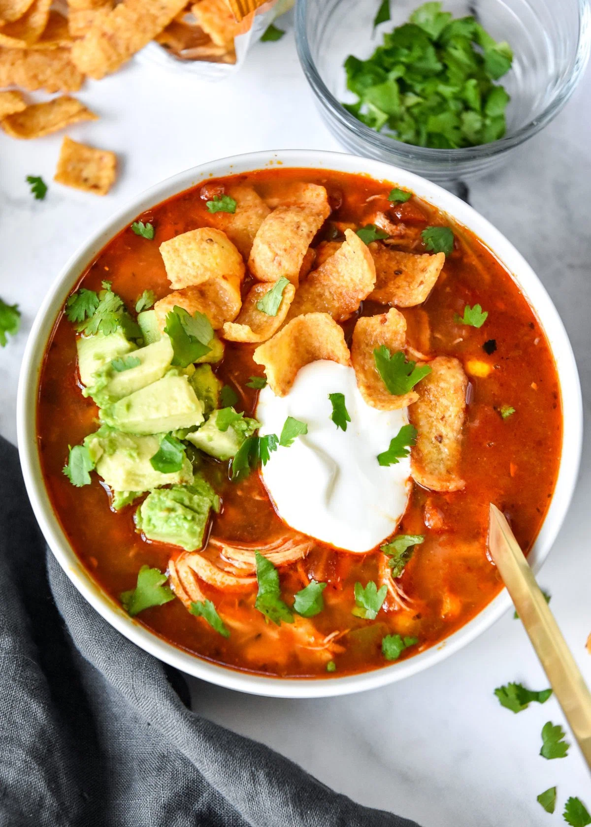 Instant Pot No Bean Chicken Chili