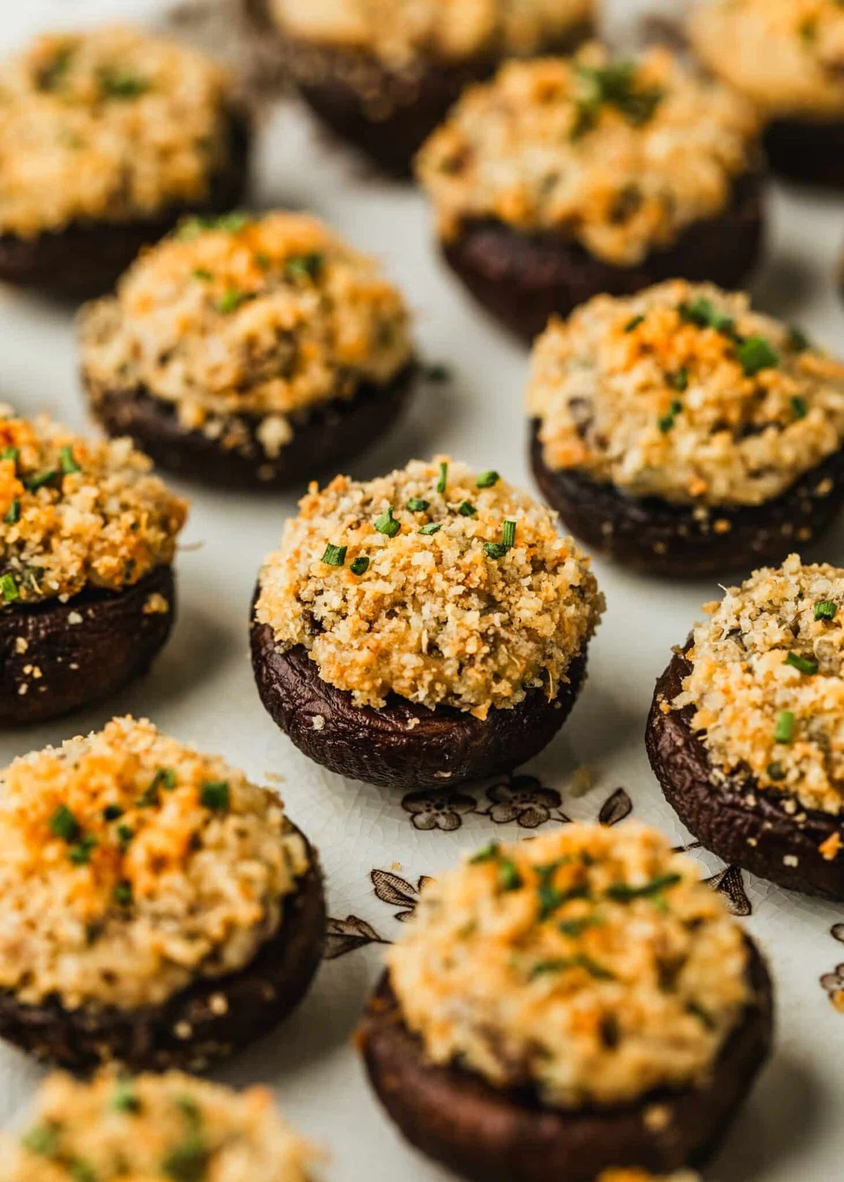 Savory Boursin Cheese Stuffed Mushrooms