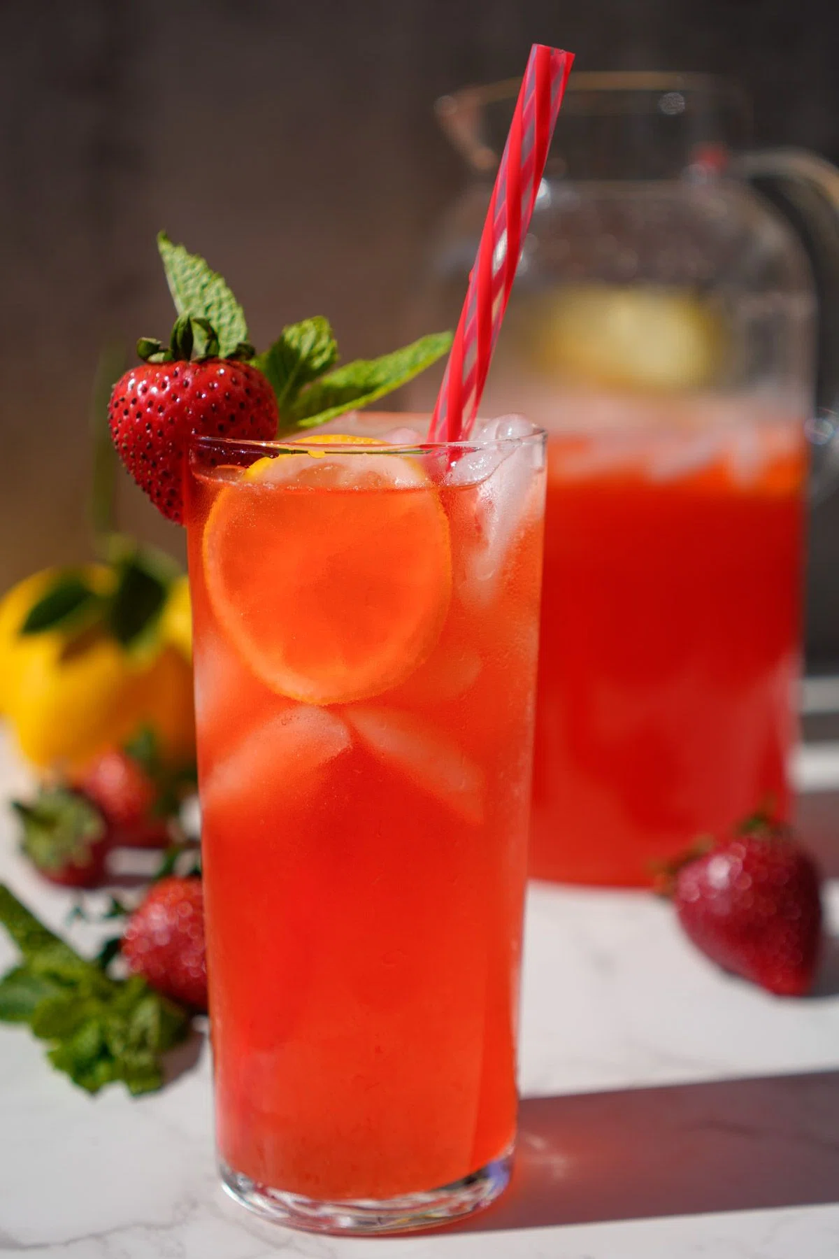 Strawberry Mint Lemonade